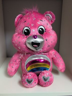 💜2/$20💜 Care Bears Collectors Edition Cheer Bear Light Up Belly Plush 13"
